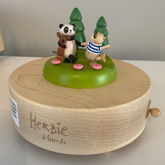 Papyrus Herbie and Friends Wooden Musical Box new!! - Picture 12 of 16